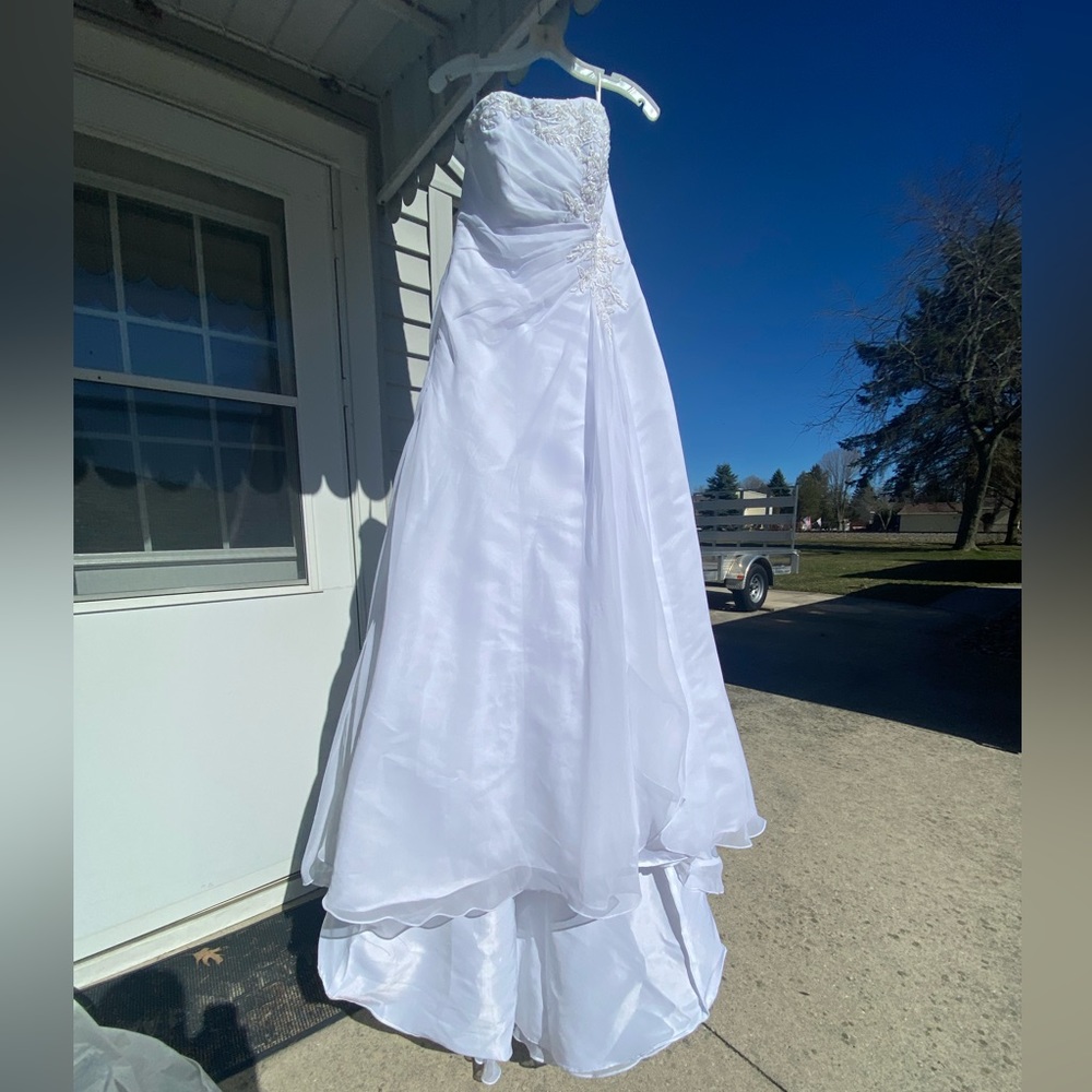 David’s Bridal Wedding Dress - Picture 5 of 11